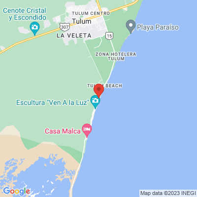 map from Cancun Airport to Tantra | Beach Club & DJ Festival in Tulum