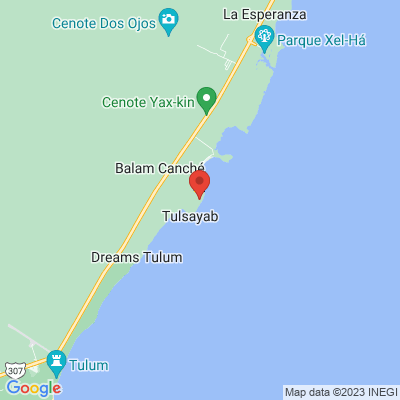 map from Cancun Airport to O Tulum