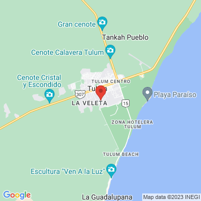 map from Cancun Airport to Zereno Boutique Hotel