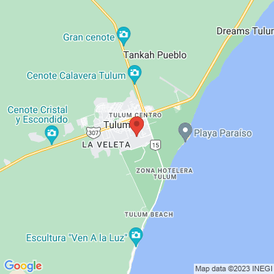 map from Cancun Airport to CASA LIBRE BY LIVITRENTALS