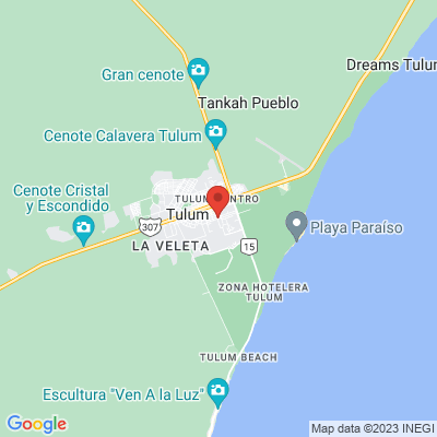 map from Cancun Airport to Mercurio Ote. 80