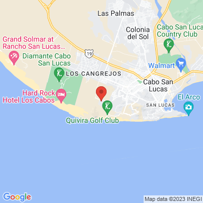 map from Cancun Airport to At Quivira Copala