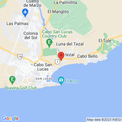 map from Cancun Airport to City Express Suites by Marriott Cabo San Lucas