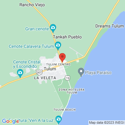 map from Cancun Airport to Casaia HoteL