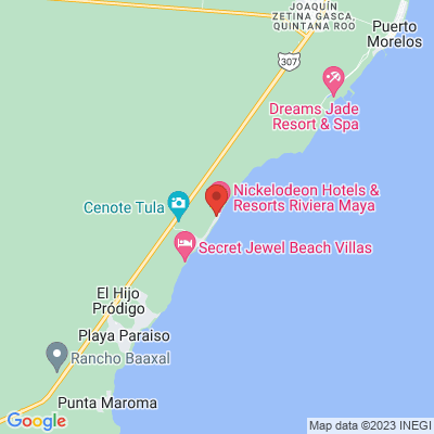 map from Cancun Airport to generations riveria maya