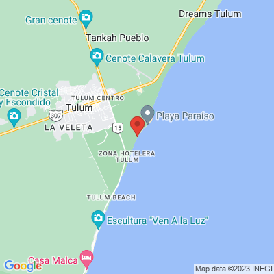 map from Cancun Airport to Diamante K